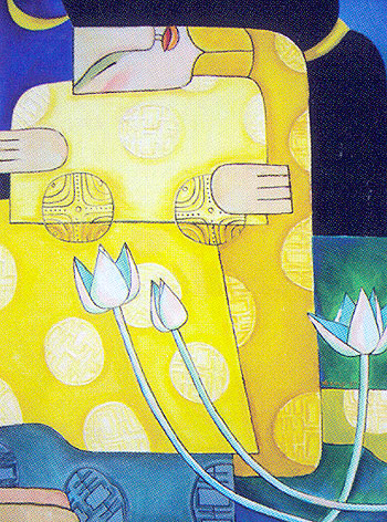 Họa sĩ Việt - Hàn đồng điệu cảm xúc trên tranh vẽ